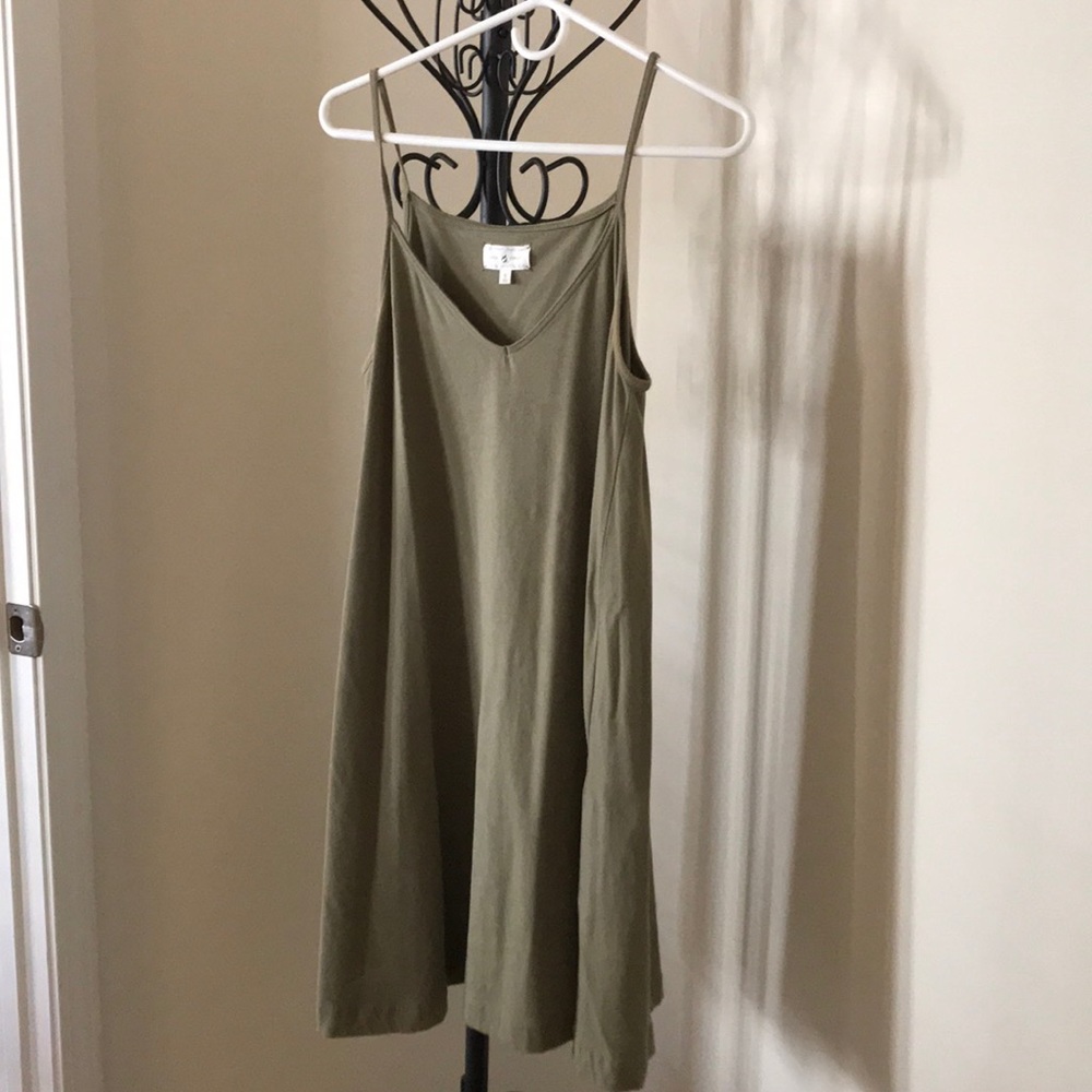LOU & GREY Olive Green Tank Dress